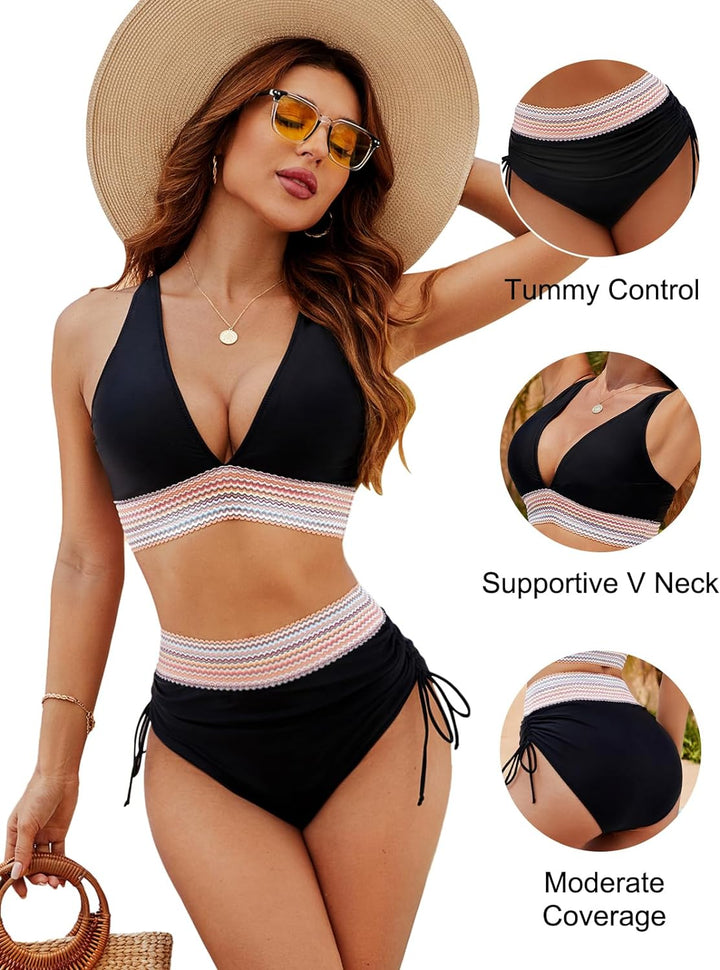 Bikini modelujące z kontrolą brzucha