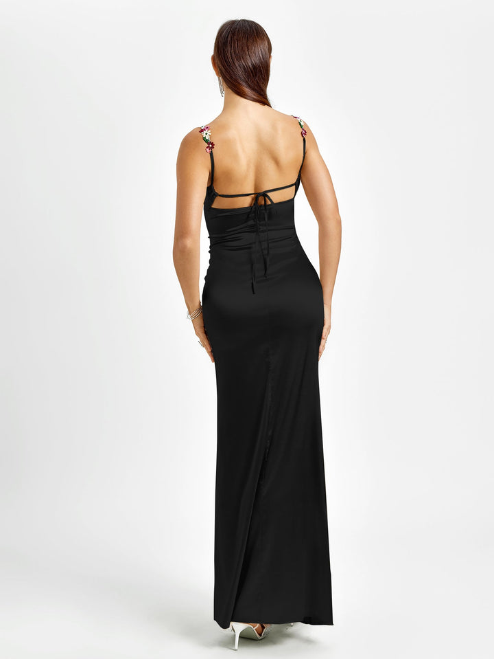Fiorella Satin Gown | Maxi Sukienka