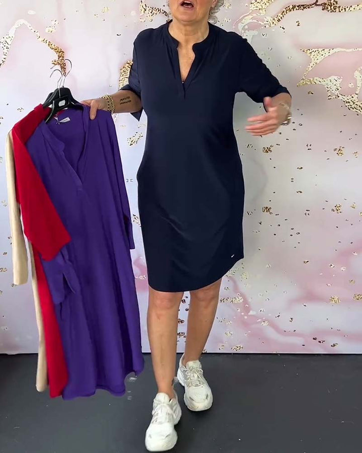 Danuta – Stylowy sweter z dekoltem w serek