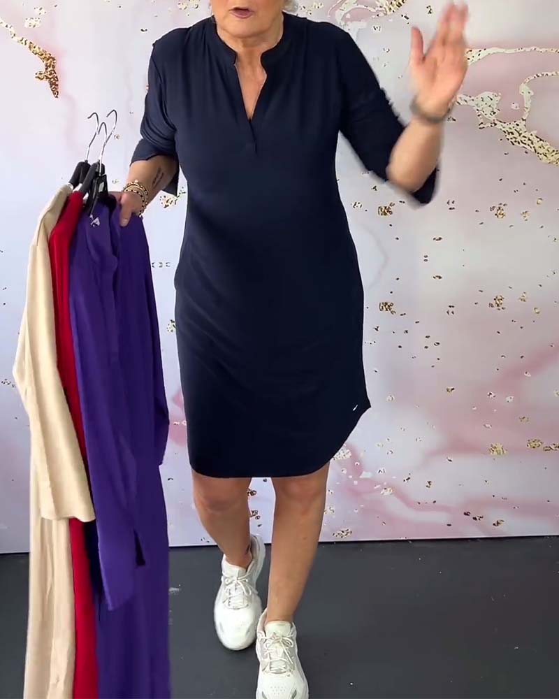 Danuta – Stylowy sweter z dekoltem w serek
