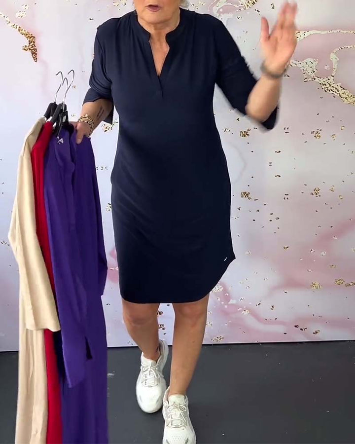 Danuta – Stylowy sweter z dekoltem w serek