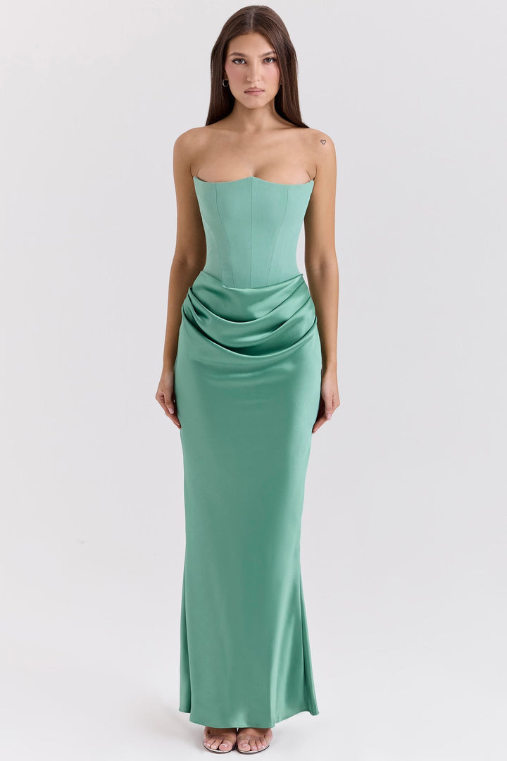 Lina - Elegancka Maxi Sukienka