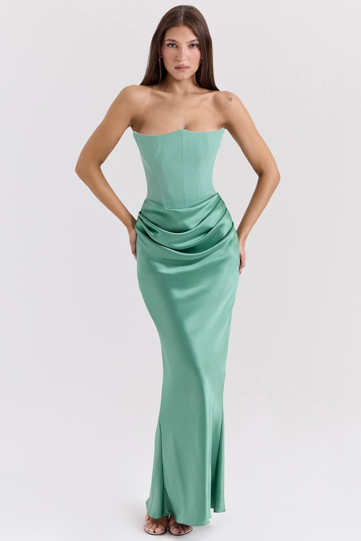 Lina - Elegancka Maxi Sukienka