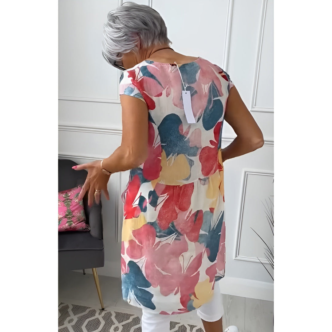 Patrycja – Elegancka sukienka koszulowa z kieszeniami