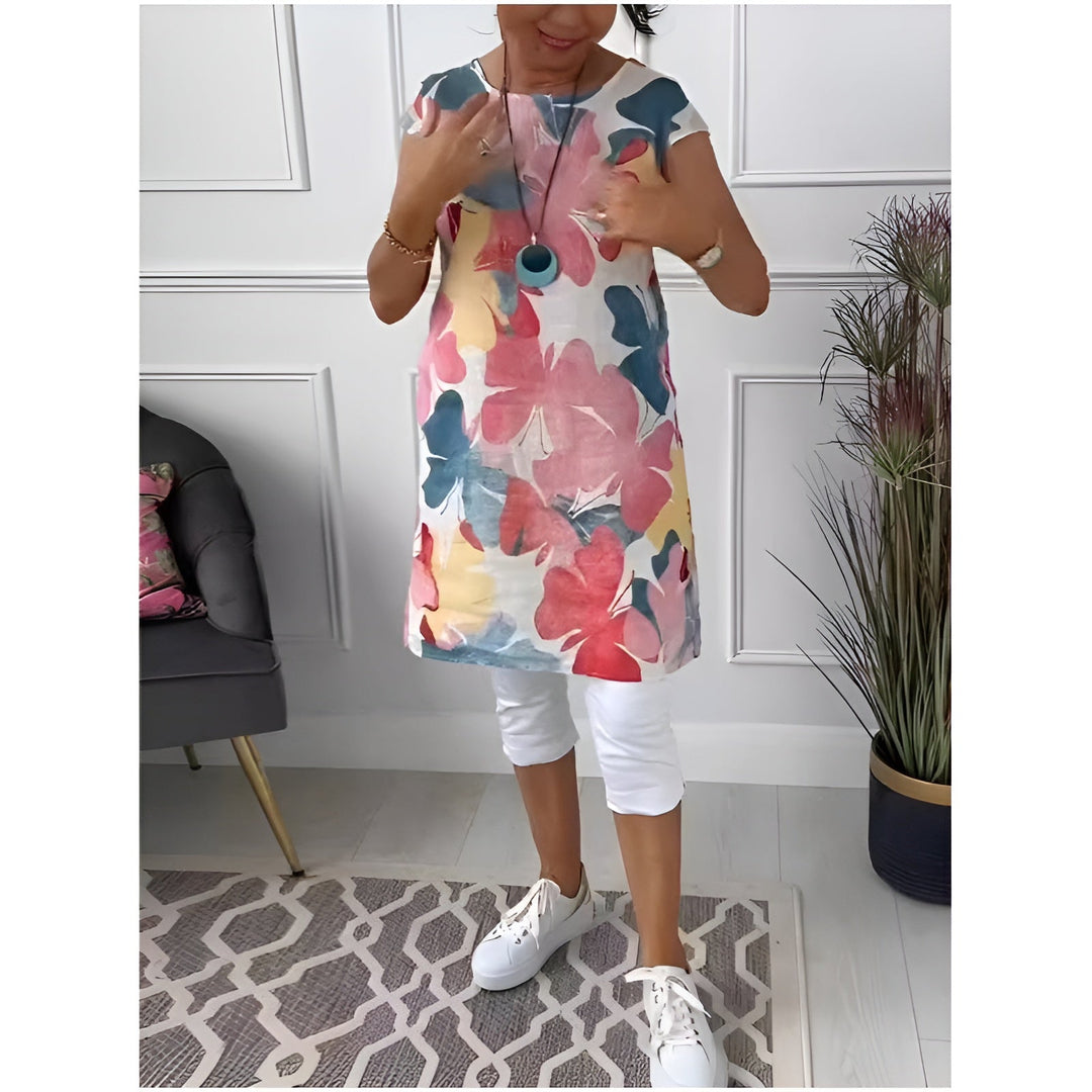 Patrycja – Elegancka sukienka koszulowa z kieszeniami