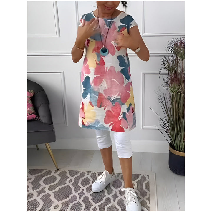Patrycja – Elegancka sukienka koszulowa z kieszeniami
