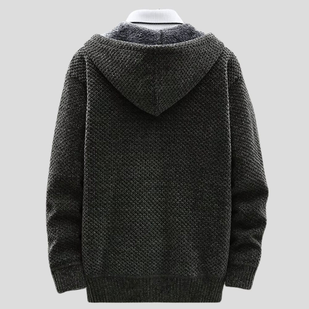 Paweł | Bluza z dzianiny z kapturem