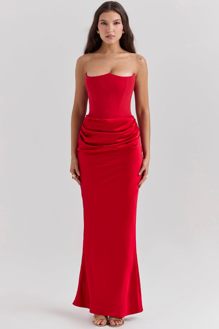 Lina - Elegancka Maxi Sukienka