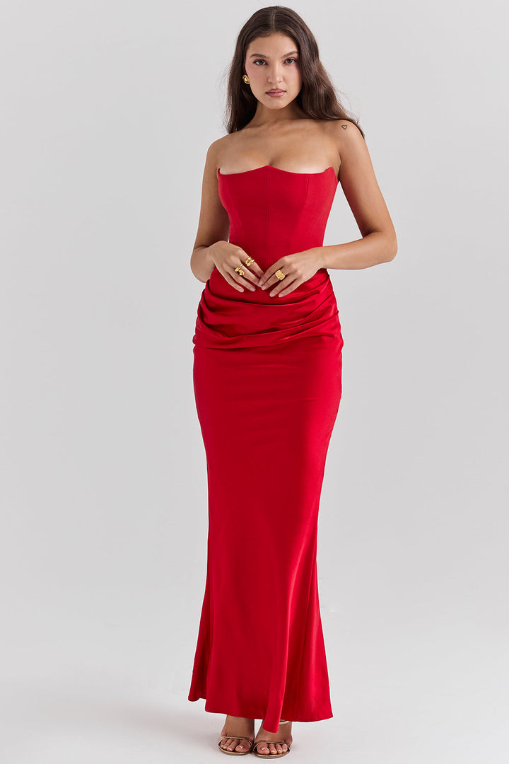 Lina - Elegancka Maxi Sukienka