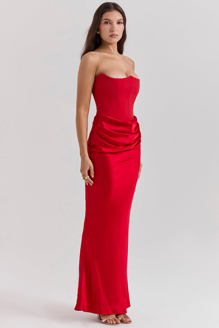 Lina - Elegancka Maxi Sukienka